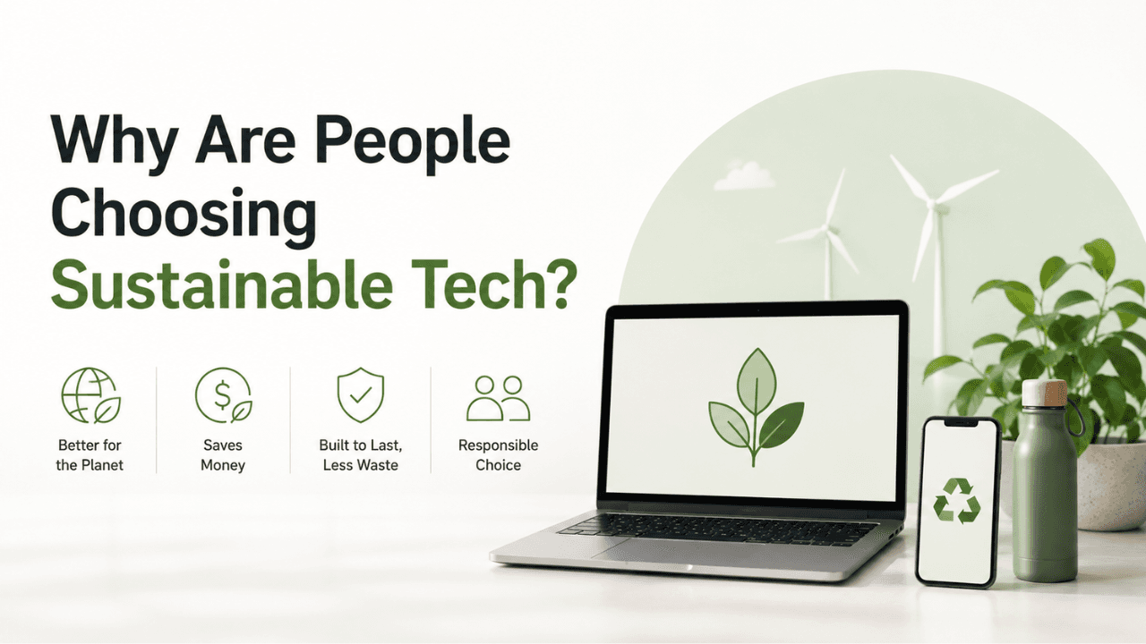 Why are people choosing sustainable tech?